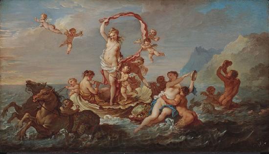 Charles-Joseph Natoire Le Triomphe d'Amphitrite. Spain oil painting art